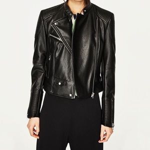 ZARA Faux Moto Jacket